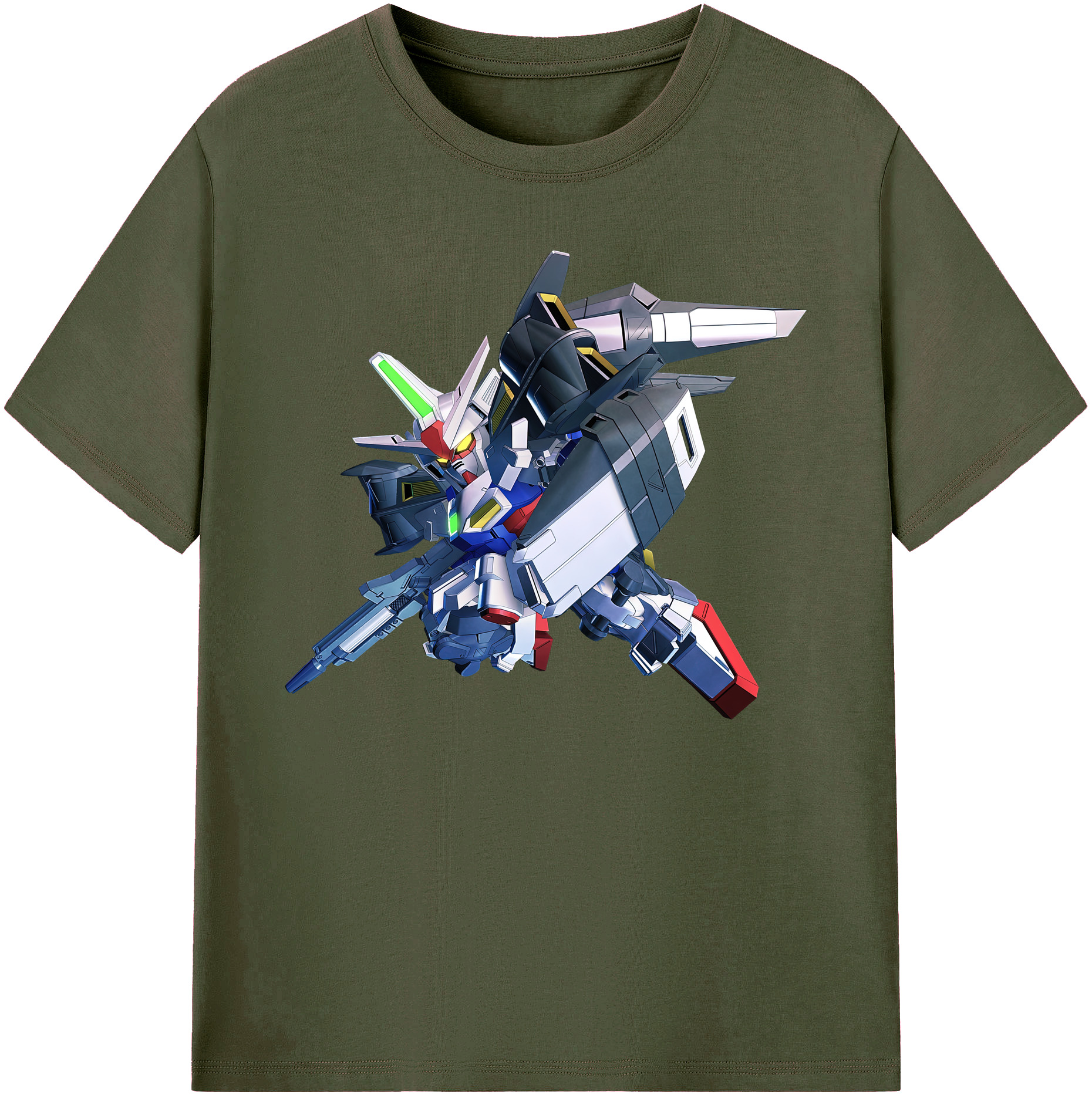 （画像用） 機動戦士ガンダム Mobile Suit Gundam 綿100％ メンズ半袖Tシャツ｜肌触りやわらか＆通気性
